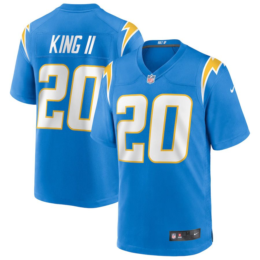 Men Los Angeles Chargers 20 Desmond King Nike Powder Blue Game NFL Jersey